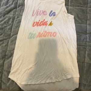 Thin long sleeve tank